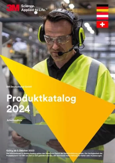 3M™ Produktkatalog Arbeitsschutz 2024