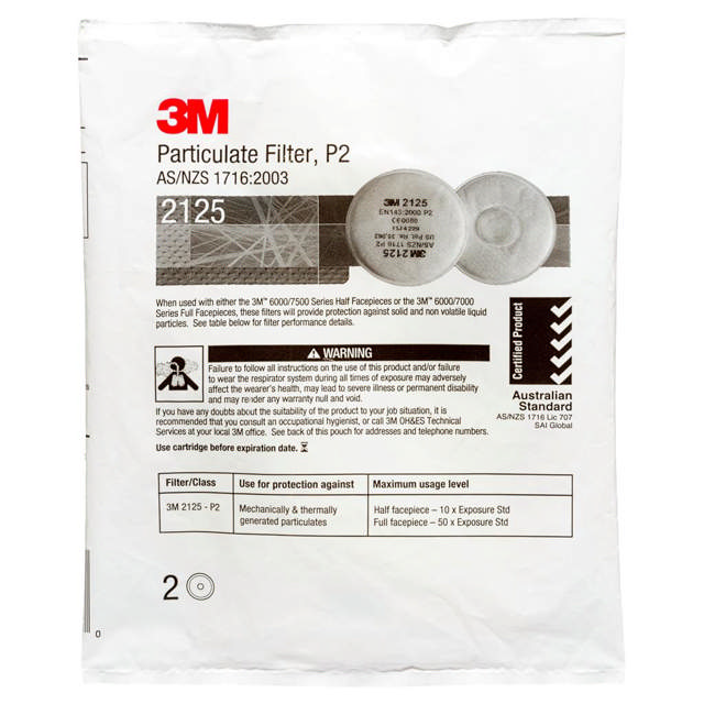 3M Bajonettfilter 2125 P2R