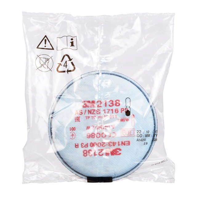 3M Bajonettfilter 2138 P3R 