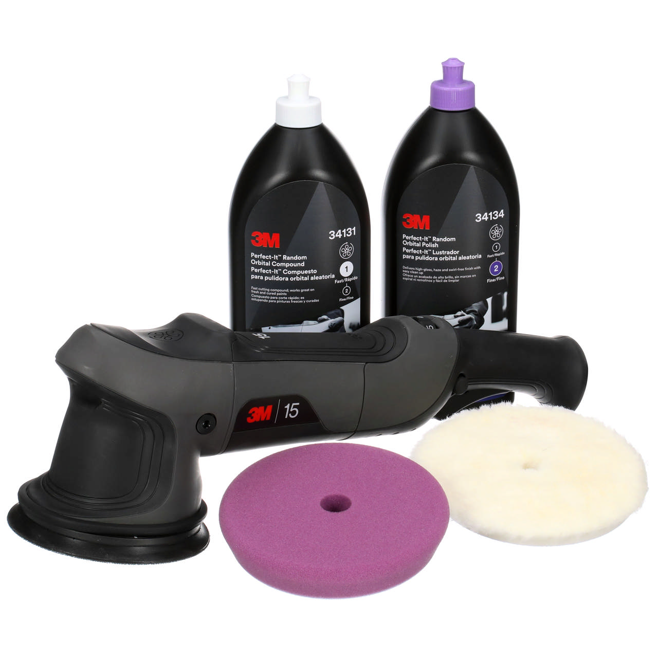 3M Perfect-It Random Orbital Polisher, 15mm, 230V