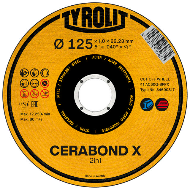 Premium CERABOND X Cutting Disc