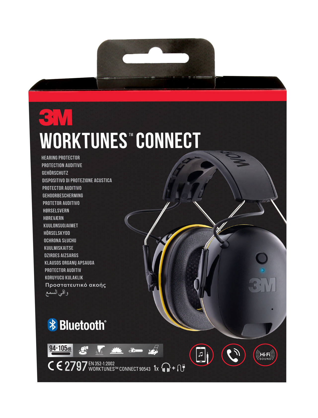 3M WorkTunes Gehörschutz mit Bluetooth