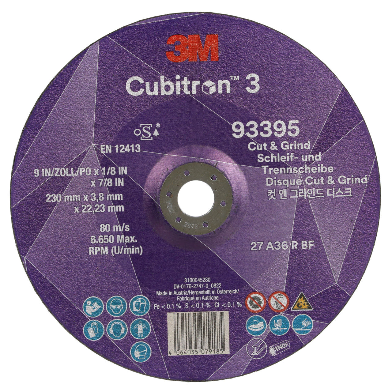 3M-Schruppscheibe  Cubitron III