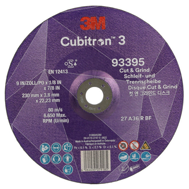 3M Cubitron III Roughing Disc