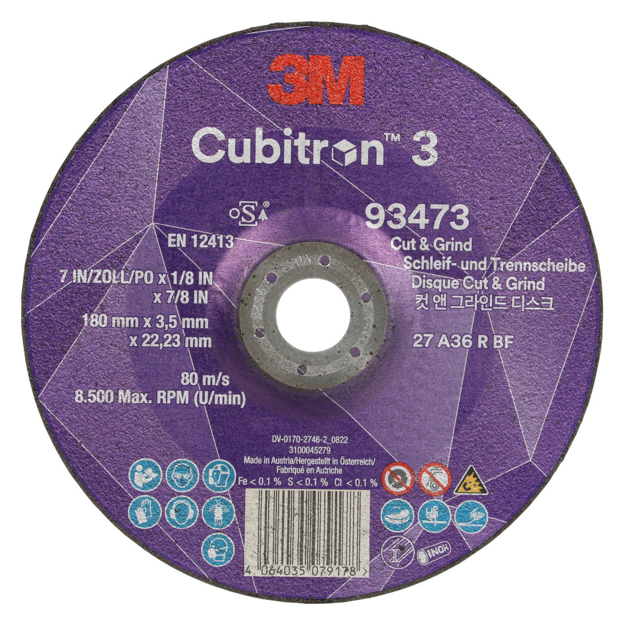 3M-Cut & Grind Schruppscheibe