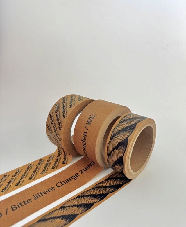 1-farbig bedruckbares Papierklebeband