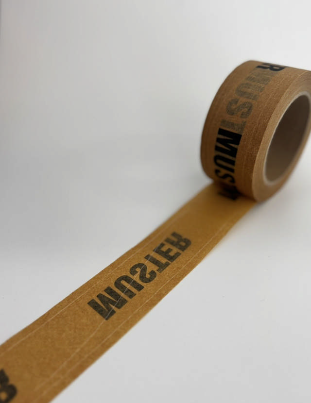 1-farbig bedruckbares Papierklebeband