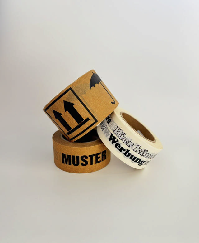 1-farbig bedruckbares Papierklebeband